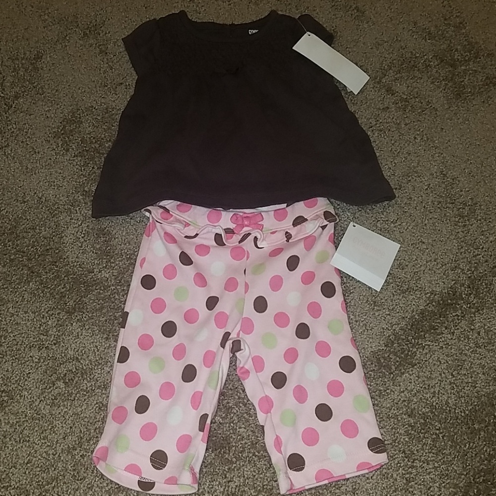 Baby girl matching set NWT